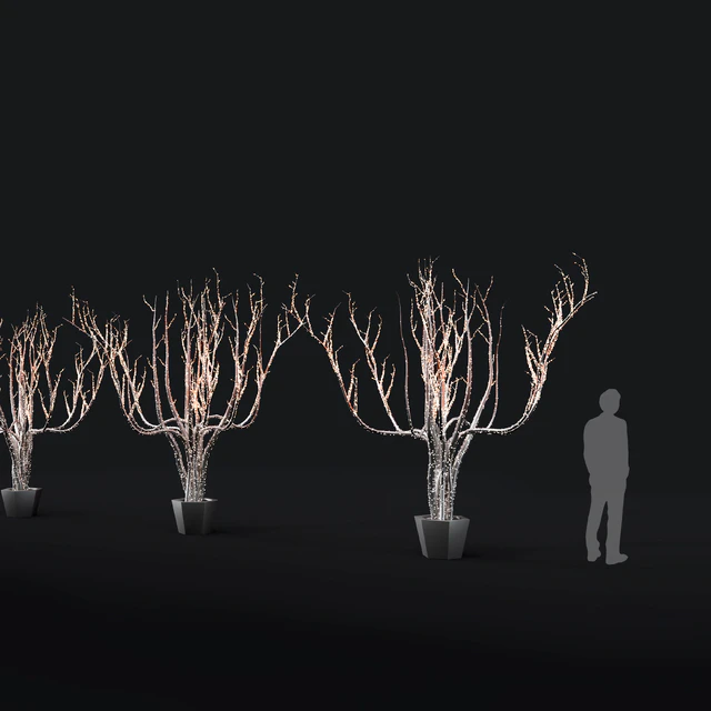 Outdoor lighting installation 3D model — Descargar
