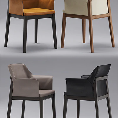 Стол и стулья molteni CHAIRS BREVA, TIVAN — Вид 3