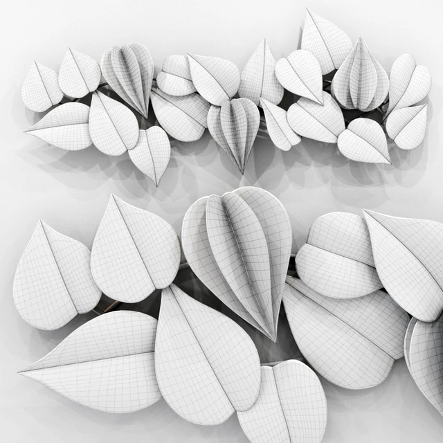 Decorative panel Leaves — Descargar