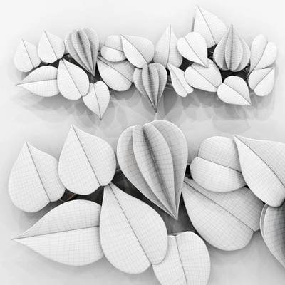 Decorative panel Leaves — Ver 3