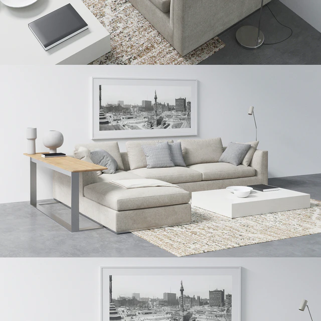 Sofa Richard B & B Italia — Descargar