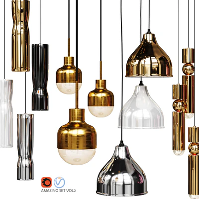 Four Pendant Lights amazing set vol2 — Вид 3