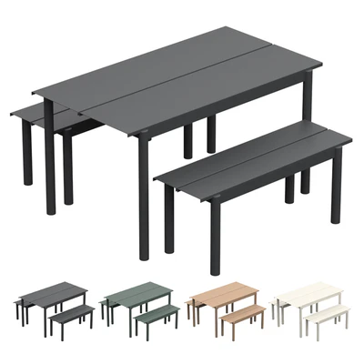 MUUTO Linear Steel Garden Set — Ver 1