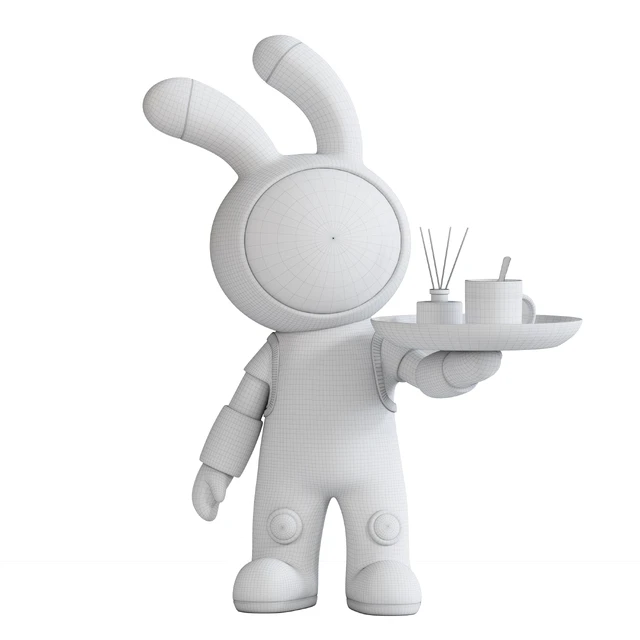 Rabbit Handicraft Decoration Sculpture — Descargar