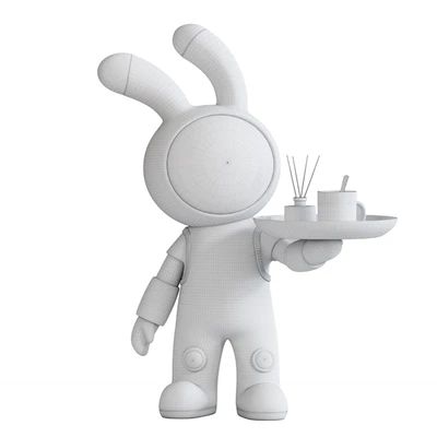Rabbit Handicraft Decoration Sculpture — Ver 4