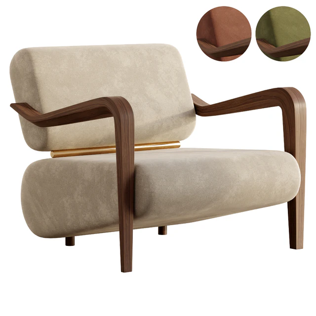 Clark Armchair - Mezzo Collection — Скачать