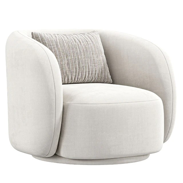 Poole Swivel Lounge Chair By Poly Bark — Descargar