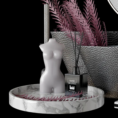 Decorative set with bas-relief — Ver 4