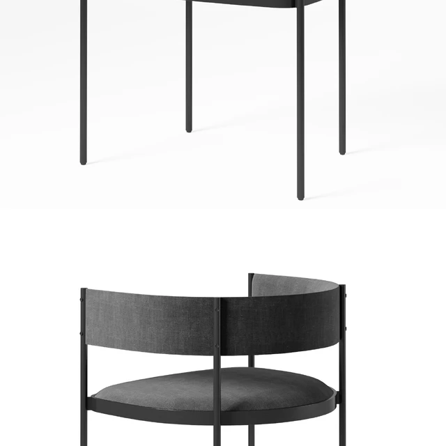Brasilia table and Era Chair. living divani. — Скачать