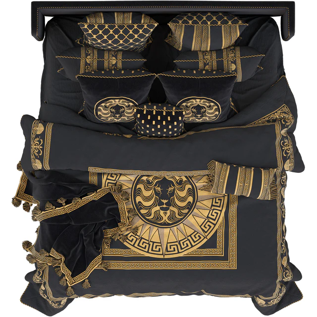 Massimo Black Quilt Cover Set by Davinci — Скачать