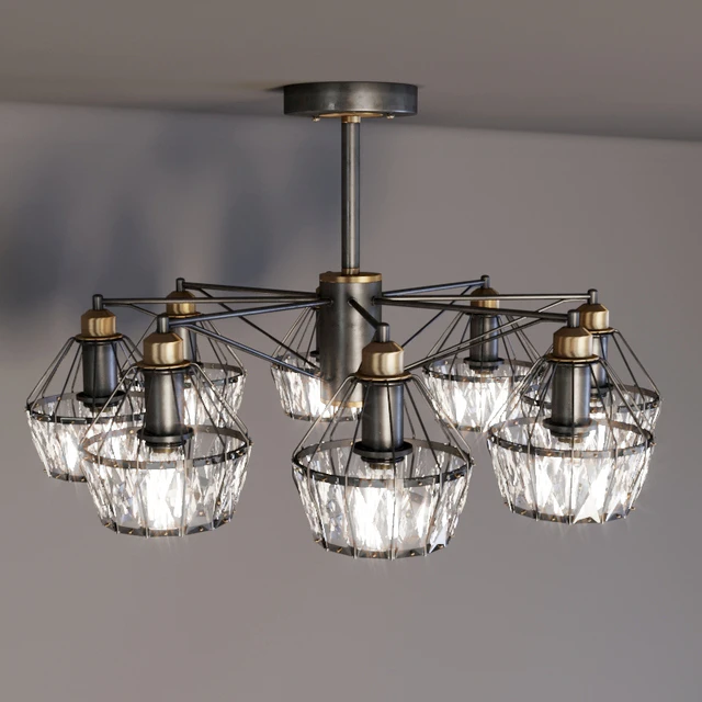 Eurosvet Lord 8 Loft Ceiling Chandelier — Descargar