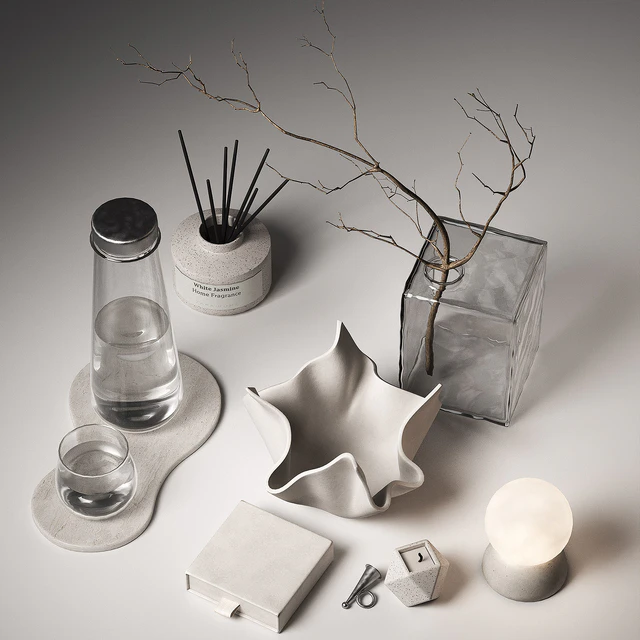 Decorative set. Minimal style decor. — Descargar
