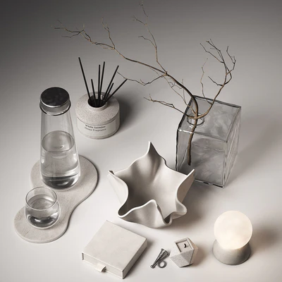 Decorative set. Minimal style decor. — Ver 3