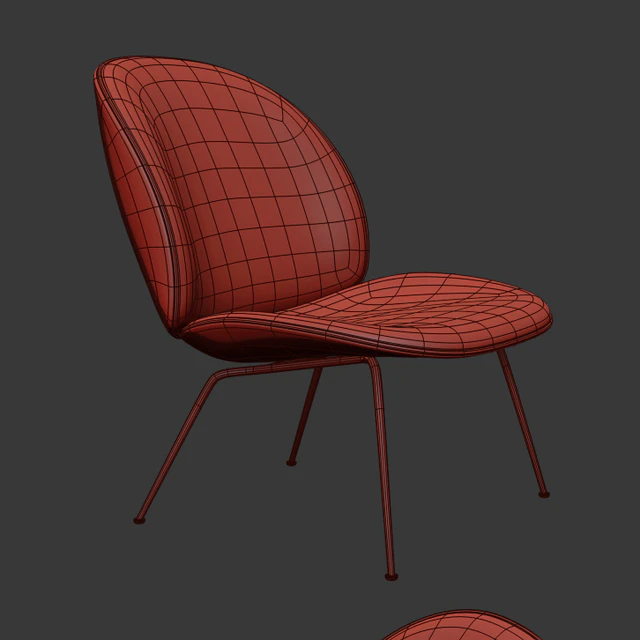 Beetle Lounge Chair Gubi — Descargar