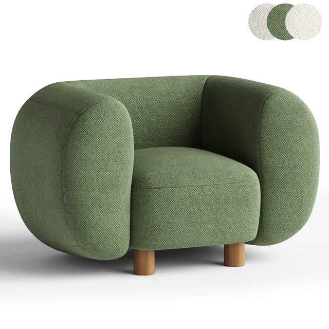 Armchair Londi Cozy Ivory — Descargar