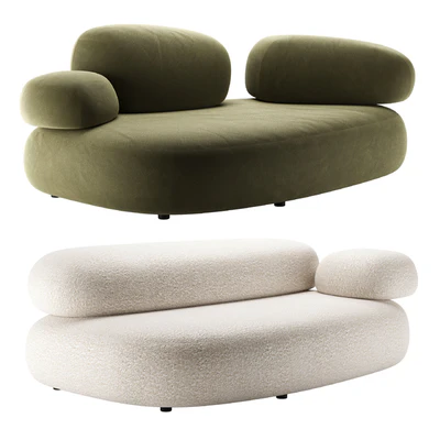 PEBBLE RUBBLE | Sofa by Moroso set 3 — Ver 5