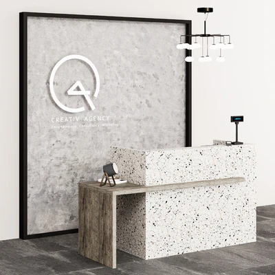 Reception, store cash desk, service counter — descargar