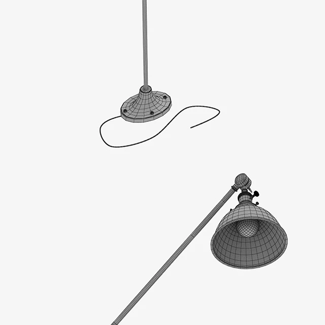 RH INDUSTRIAL ERA TASK FLOOR LAMP ANTIQUE BRASS — Скачать