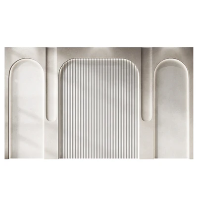 Wall arched decorative panels — Ver 7