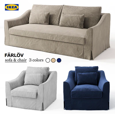 Sofa & chair Ikea FARLOV — Вид 1