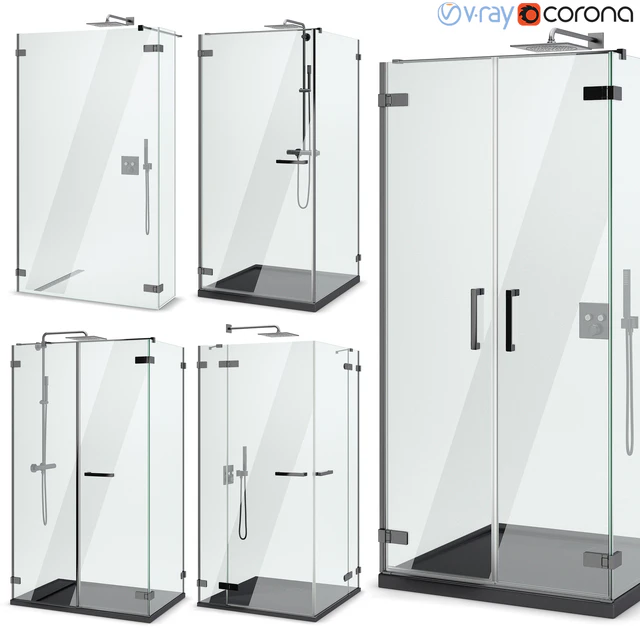 Shower enclosures and doors Radaway | Arta black set 103 — Descargar