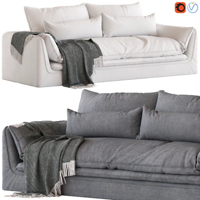 Globewest Orlando Seamed 4-Seater Sofa — Ver 1