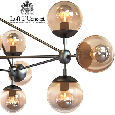 Chandelier Modo Chandelier 10 Globes — Ver 3