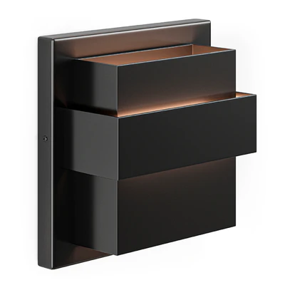 Atanasie Aluminum LED Flush Mounted Sconce — Вид 1