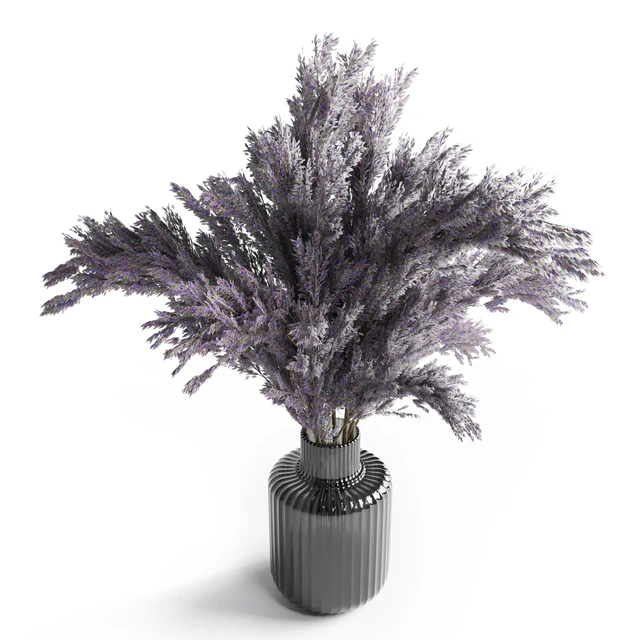 bouquet dry lavender vase glass — Descargar