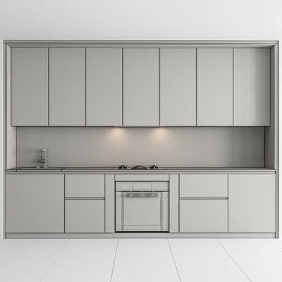 Kitchen Modern - White and Gray Cabinets 74 — Ver 3