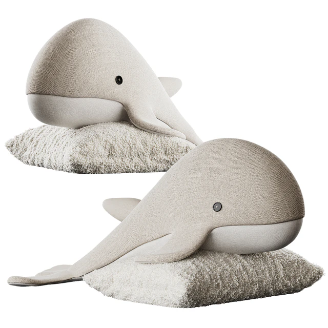 Cute plush whale — Descargar