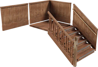 modular wooden staircase 001 — Download