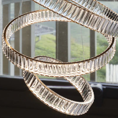 Cascading pendant chandeliers BERTOLDA CAS by lampatron ⌀ 100cm ⌀ 80cm ⌀ 60cm ⌀ 40cm — Ver 3