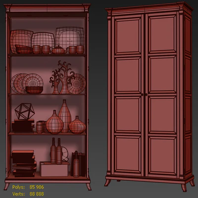 Шкаф / витрина Quinn. Cabinet / showcase by Hickory White — Вид 5