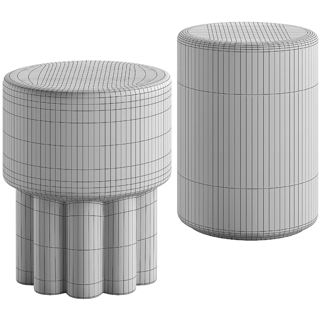 Mila Scallop Stool and Made Goods Castiel Stool — Скачать