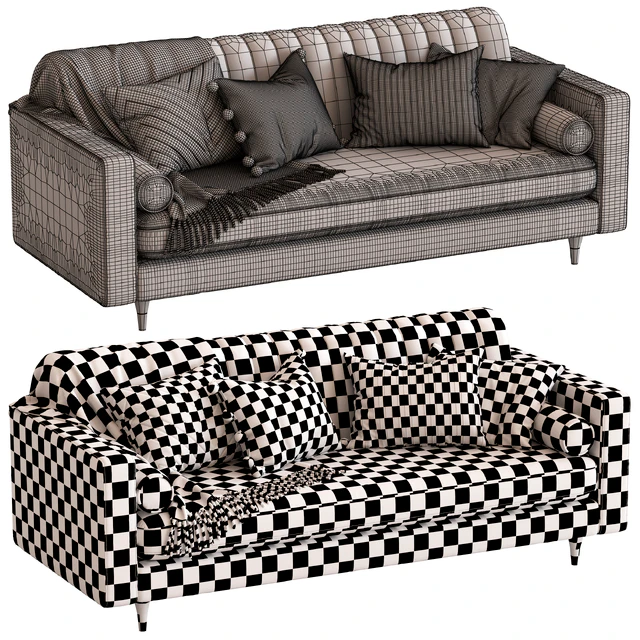 Cult Furniture Belgravia 3-Seater Sofa — Скачать