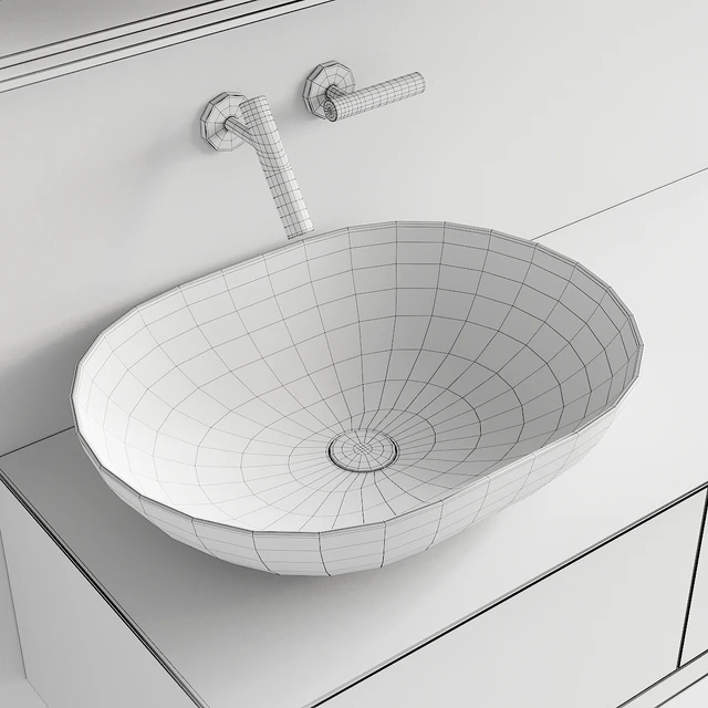 Falper Shape Evo Vanity Unit Set 2 — Скачать