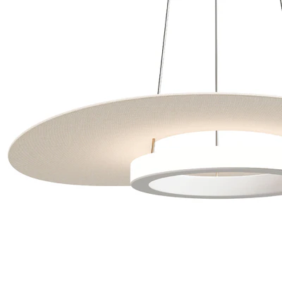 Modern Novelty Round Aluminum LED Pendant Light — Вид 2