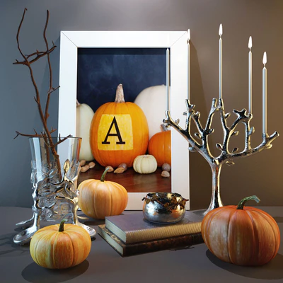 Decor set "Pumpkins" — Ver 1