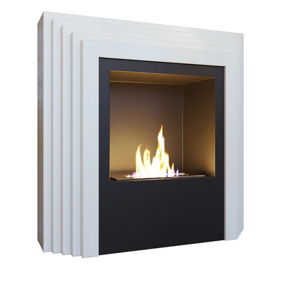 Karla's fireplace, Feiss Gianna FE GIANNA3W sconce, picture and mirror panel — Ver 2