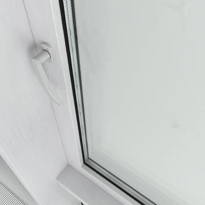 Panoramic window with transom and radiator — Ver 3