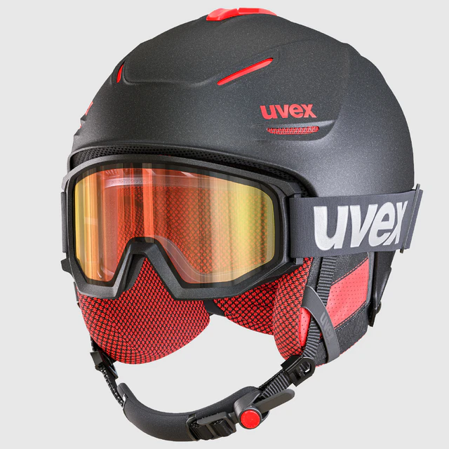Ski Helmet and Goggles Uvex — Descargar