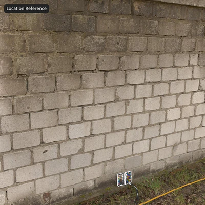 square cinder block wall texture — View 6