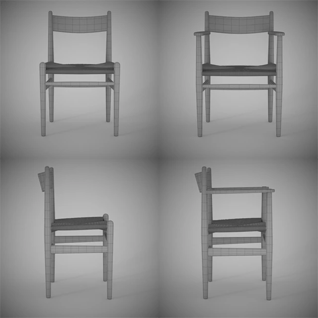 Hans J. Wegner - CH36 & CH37 Chairs — Скачать