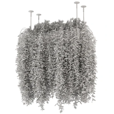 Indoor Hanging Plants in Metal Box - Set 192 — Ver 7