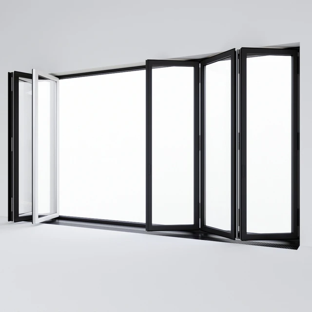 Sliding aluminum window accordion (door) — Descargar