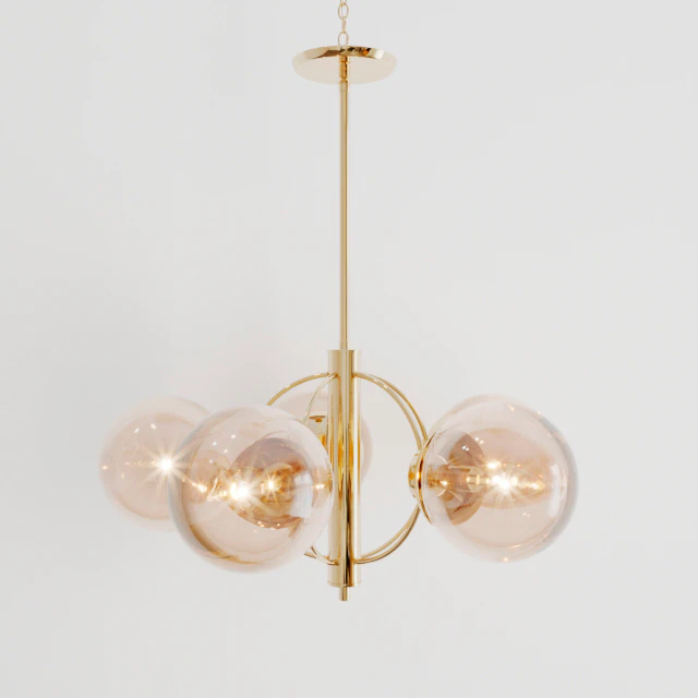 Italian Five Globe Chandelier — Descargar