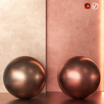 5 in 1 Copper Metal Pack Textures & Materials 4K - Seamless - Vol 1 — Вид 4
