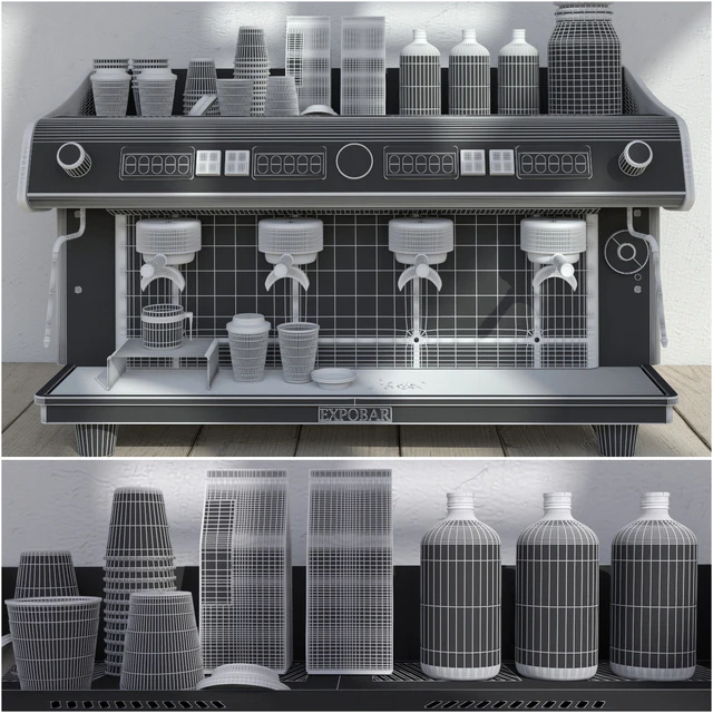 Expobar 4 Group Megacrem Coffee Machine — Скачать