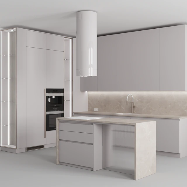 Kitchen №120  " Soft Beige " — Скачать